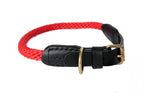 Rope and Leather Collar with Buckle (22 in)